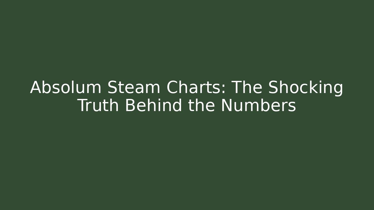 Absolum Steam Charts: The Shocking Truth Behind the Numbers