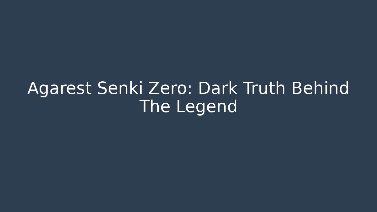 Agarest Senki Zero: Dark Truth Behind The Legend - Critter Realm