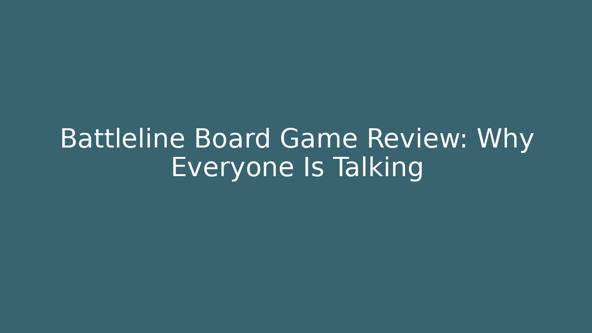 Battleline Board Game Review: Why Everyone Is Talking
