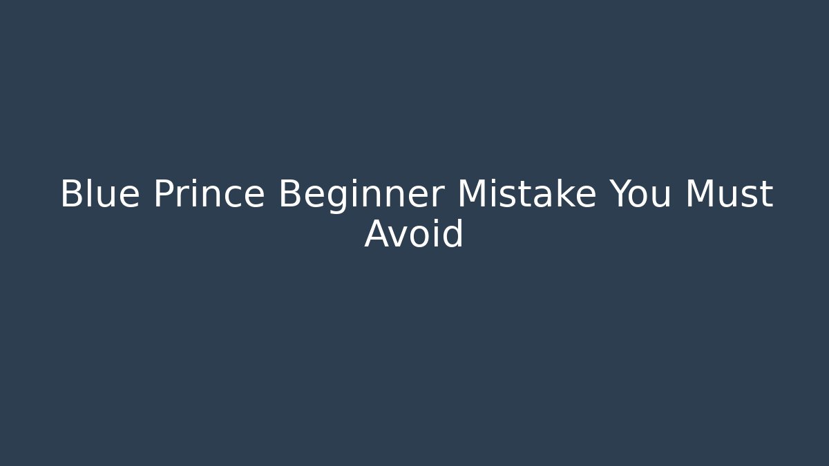 Blue Prince Beginner Mistake You Must Avoid