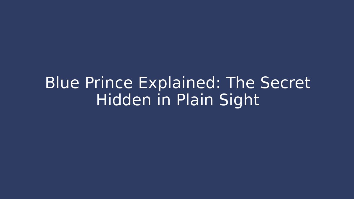 Blue Prince Explained: The Secret Hidden in Plain Sight