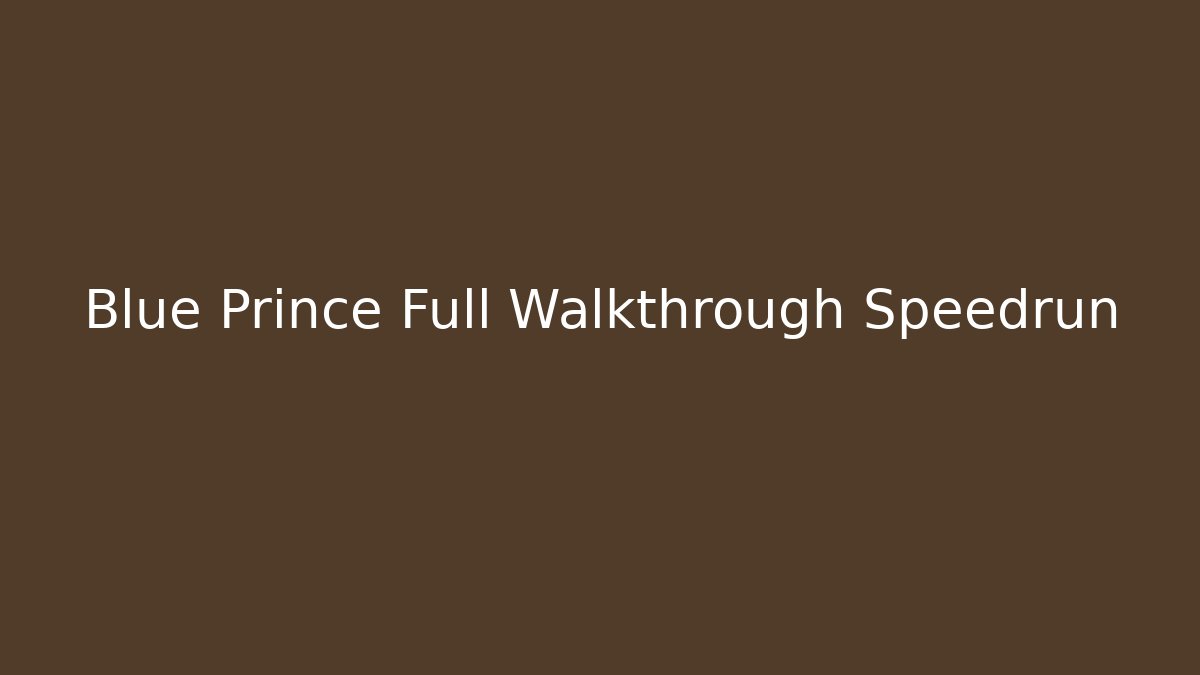 Blue Prince Full Walkthrough Speedrun - Critter Realm