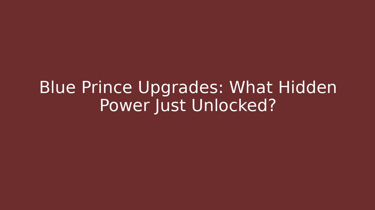 Blue Prince Upgrades: What Hidden Power Just Unlocked?
