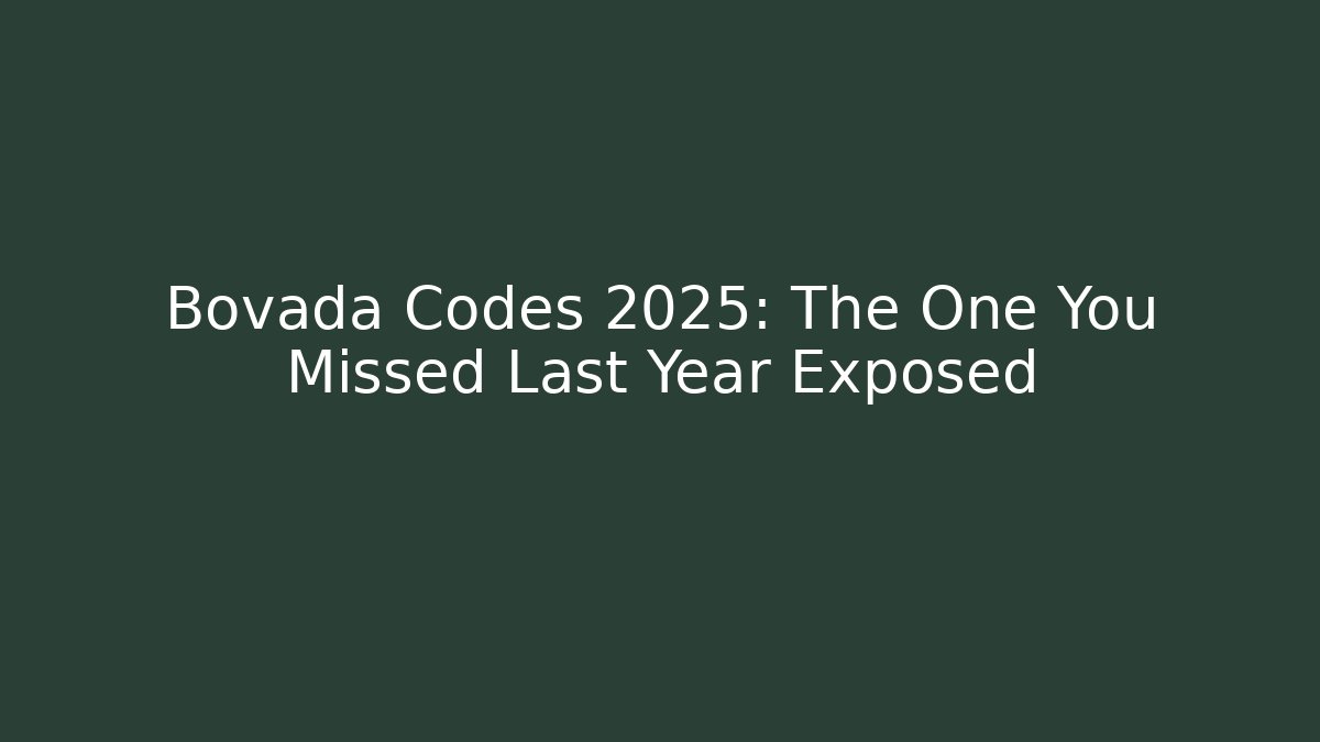 Bovada Codes 2025: The One You Missed Last Year Exposed