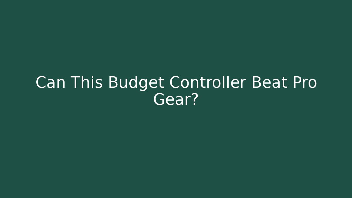 Can This Budget Controller Beat Pro Gear?