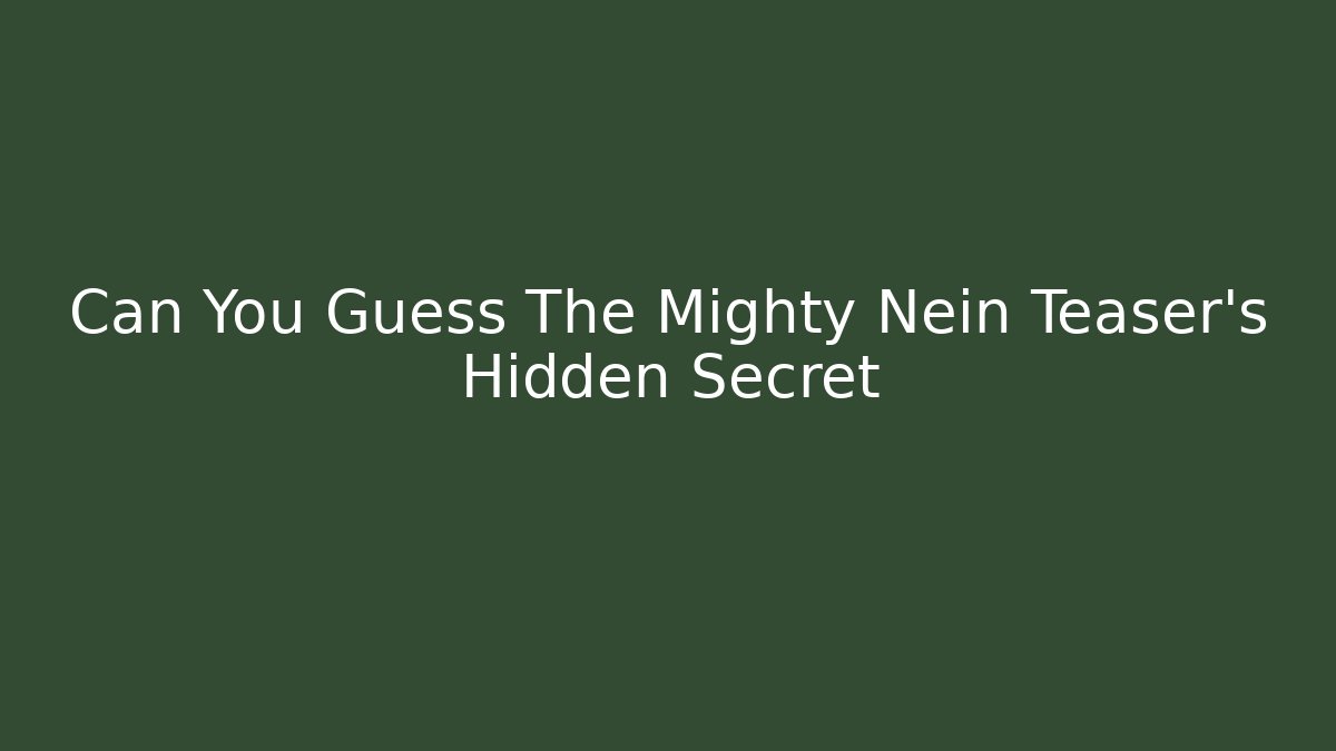 Can You Guess The Mighty Nein Teaser's Hidden Secret