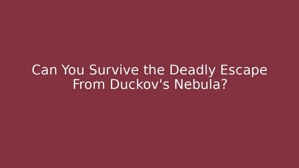 Can You Survive the Deadly Escape From Duckov’s Nebula?