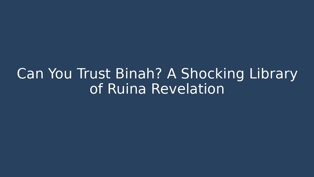 Can You Trust Binah? A Shocking Library of Ruina Revelation