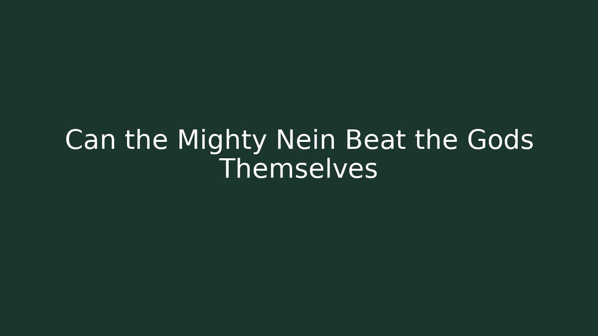 Can the Mighty Nein Beat the Gods Themselves - Critter Realm