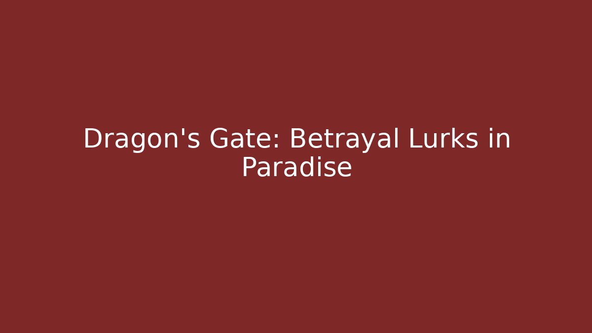 Dragon’s Gate: Betrayal Lurks in Paradise