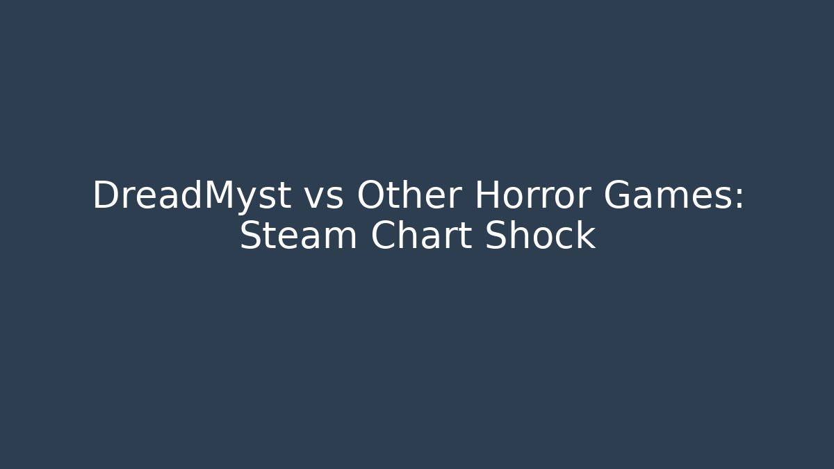 DreadMyst vs Other Horror Games: Steam Chart Shock
