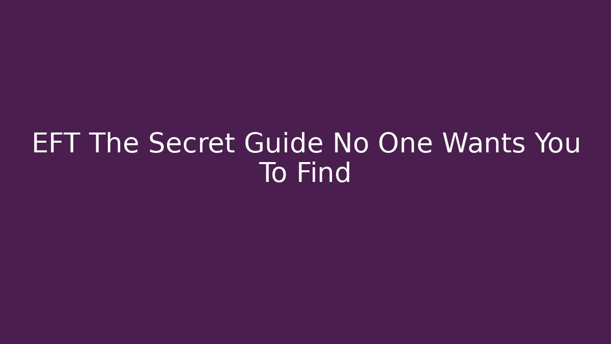 EFT The Secret Guide No One Wants You To Find - Critter Realm