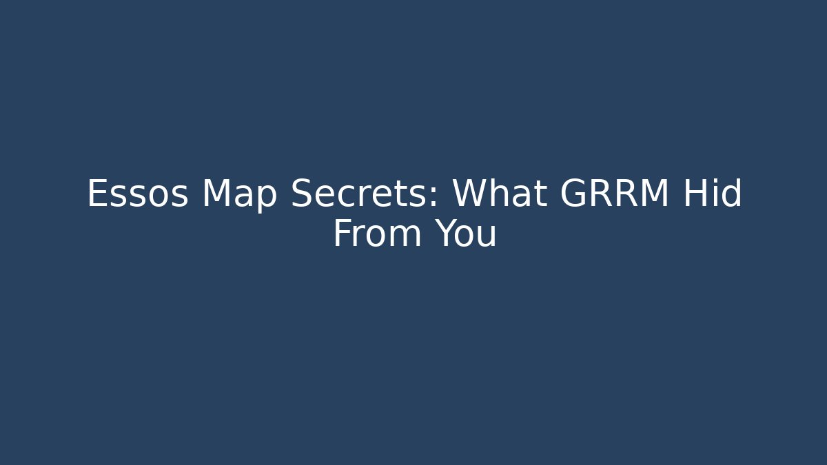 Essos Map Secrets: What GRRM Hid From You - Critter Realm