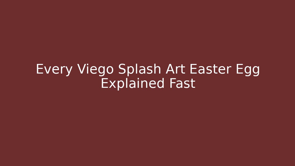 Every Viego Splash Art Easter Egg Explained Fast