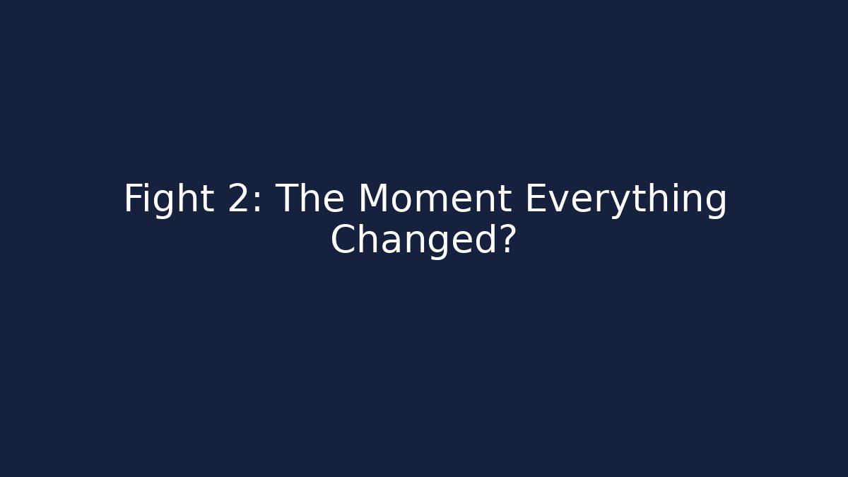Fight 2: The Moment Everything Changed? - Critter Realm