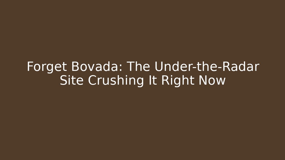 Forget Bovada: The Under-the-Radar Site Crushing It Right Now