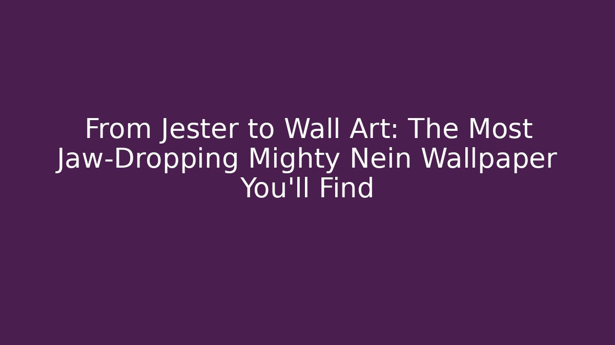 From Jester to Wall Art: The Most Jaw-Dropping Mighty Nein Wallpaper You'll Find