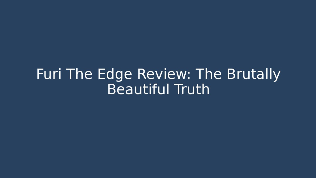 Furi The Edge Review: The Brutally Beautiful Truth - Critter Realm