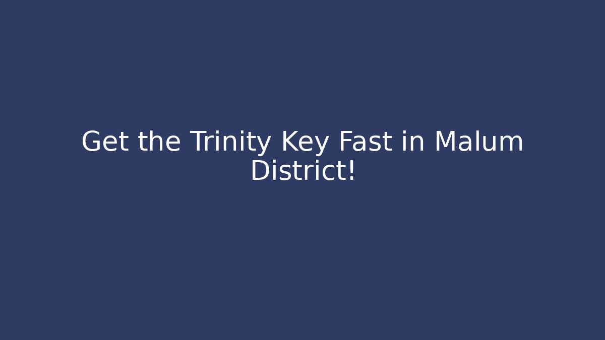 Get the Trinity Key Fast in Malum District!