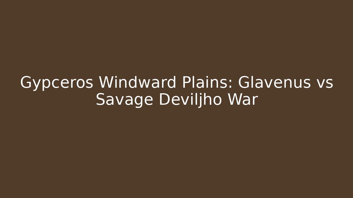 Gypceros Windward Plains: Glavenus vs Savage Deviljho War