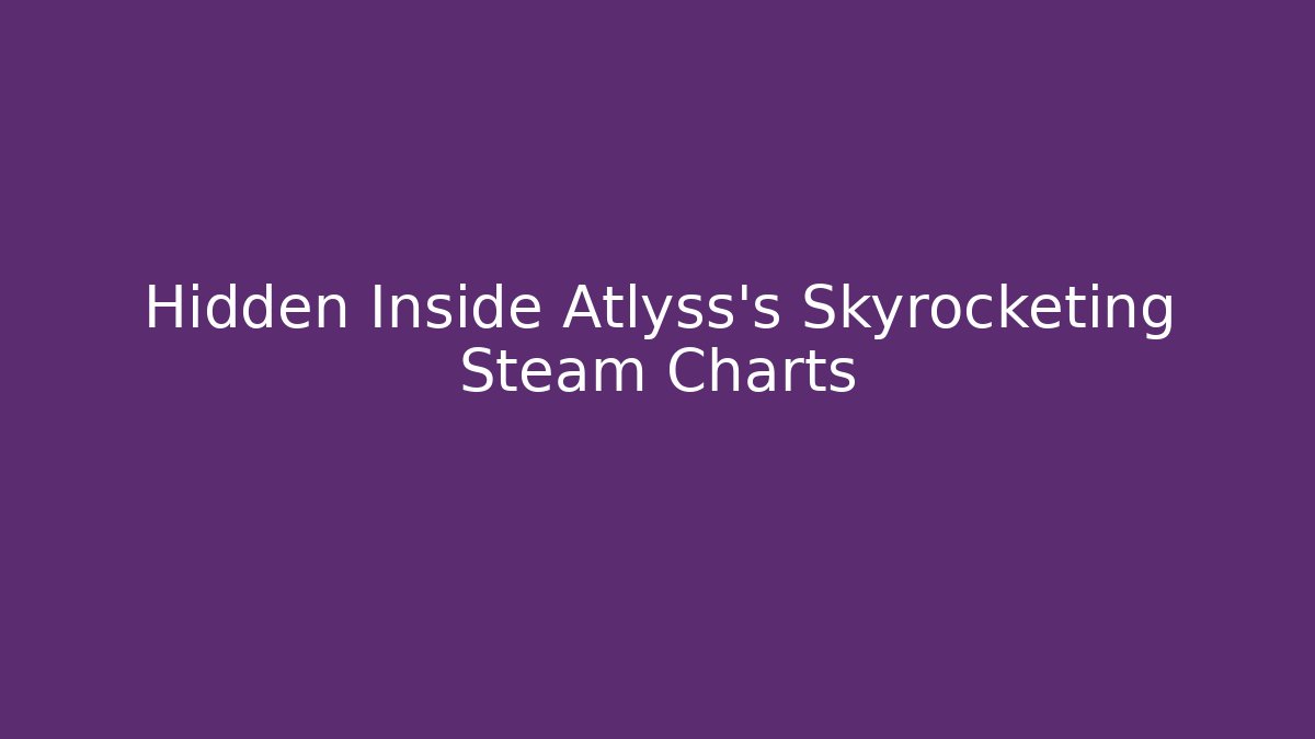 Hidden Inside Atlyss's Skyrocketing Steam Charts