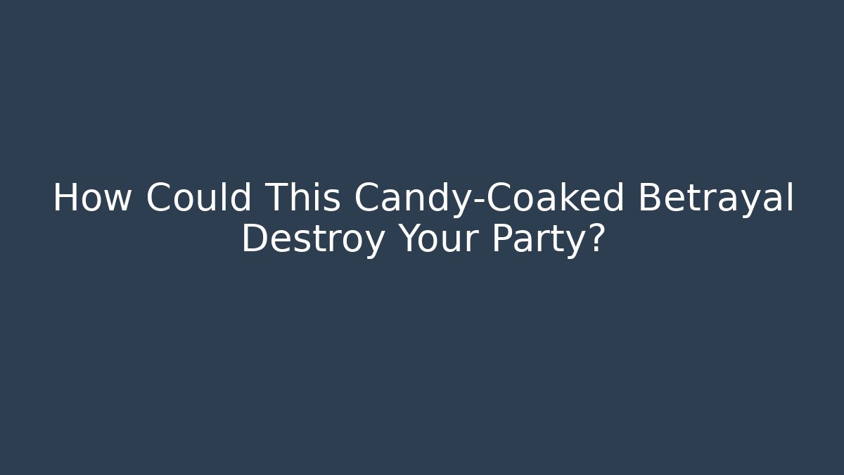 How Could This Candy-Coaked Betrayal Destroy Your Party?