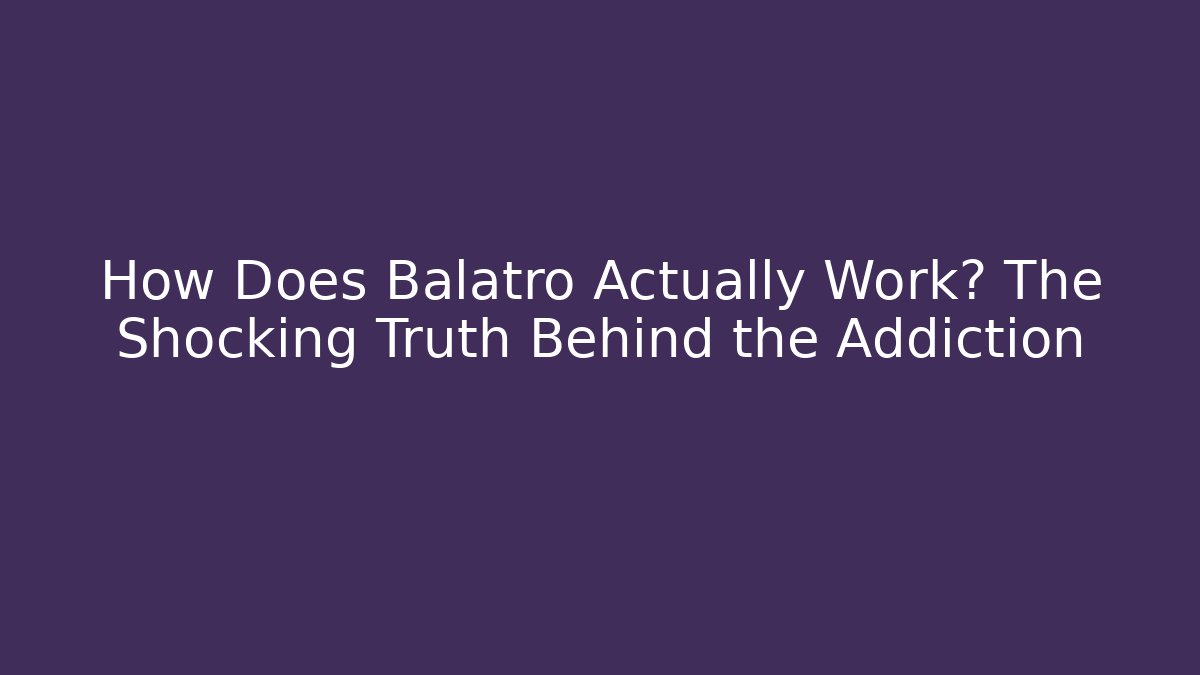 How Does Balatro Actually Work? The Shocking Truth Behind the Addiction