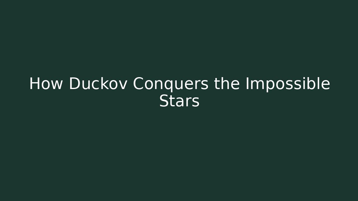 How Duckov Conquers the Impossible Stars