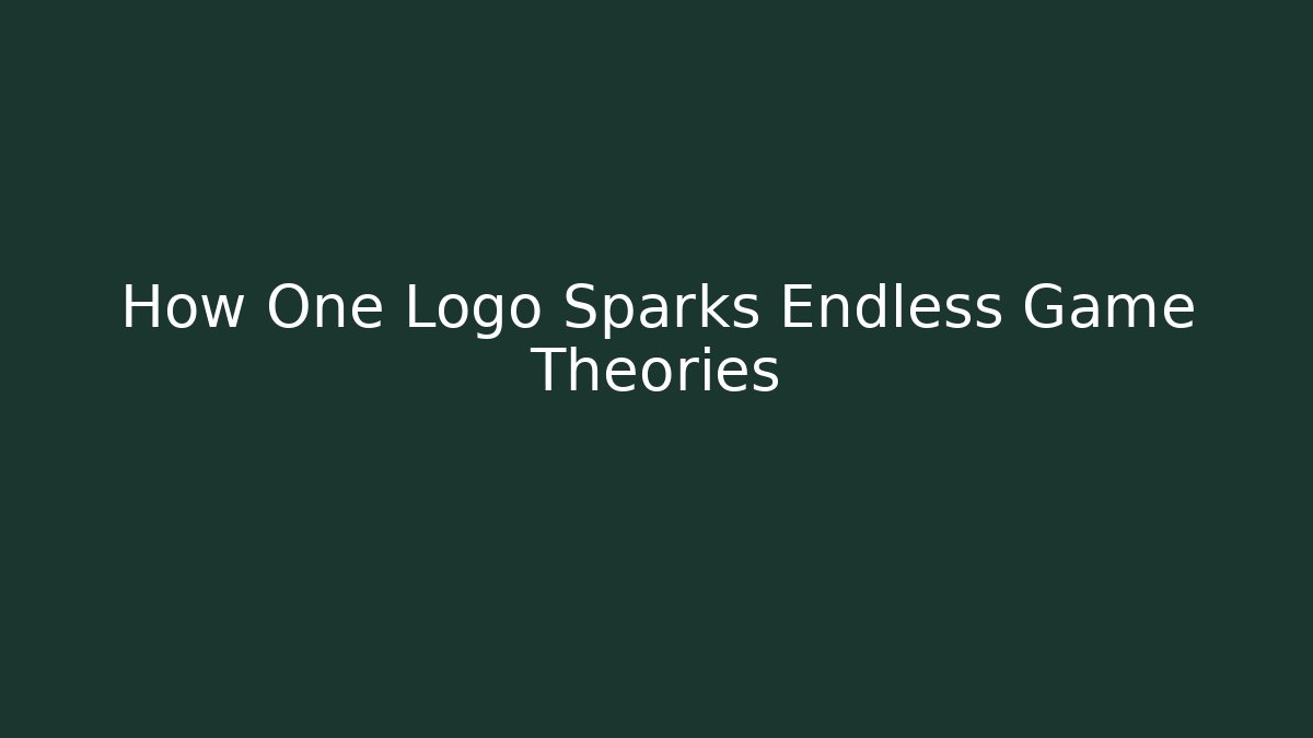 How One Logo Sparks Endless Game Theories