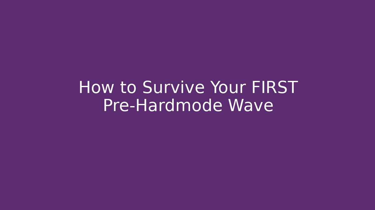 How to Survive Your FIRST Pre-Hardmode Wave