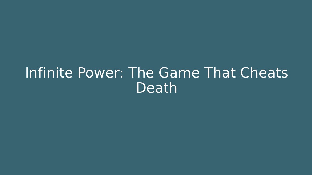 Infinite Power: The Game That Cheats Death