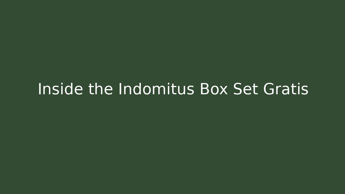 Inside the Indomitus Box Set Gratis - Critter Realm