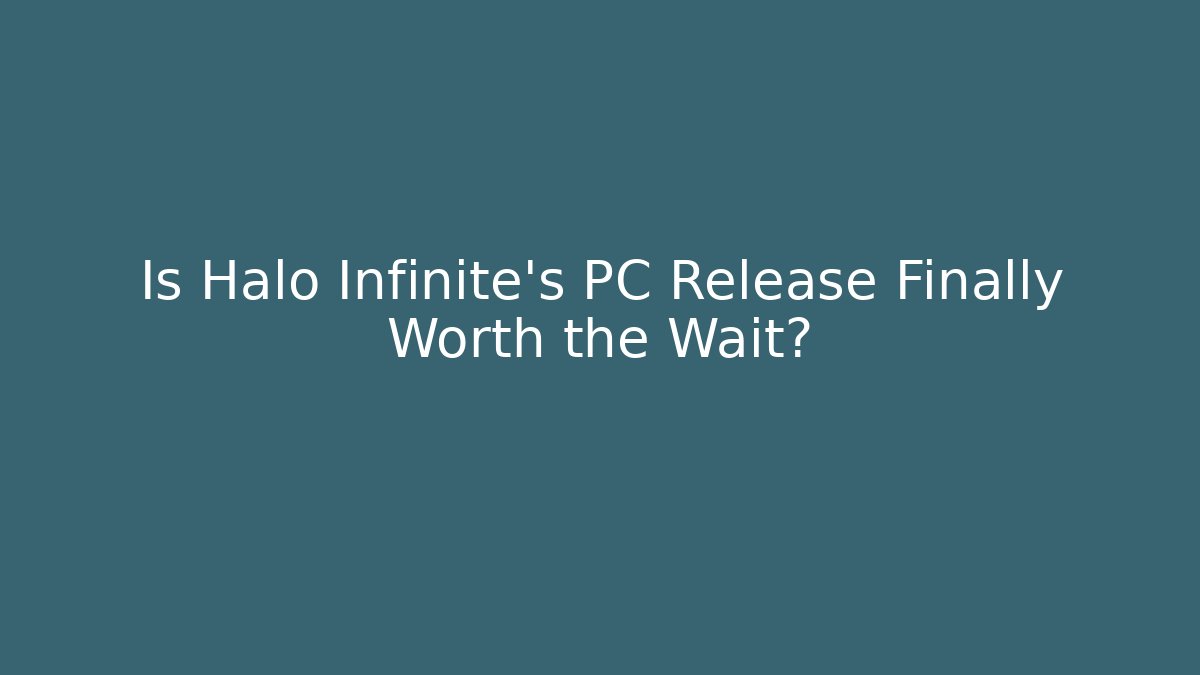 Is Halo Infinite's PC Release Finally Worth the Wait? - Critter Realm
