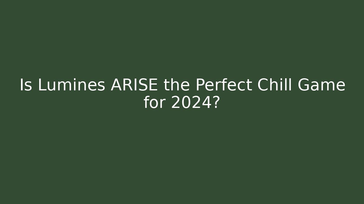 Is Lumines ARISE the Perfect Chill Game for 2024? - Critter Realm