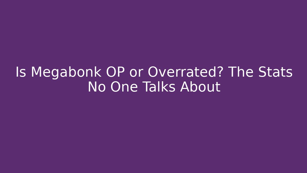 Is Megabonk OP or Overrated? The Stats No One Talks About