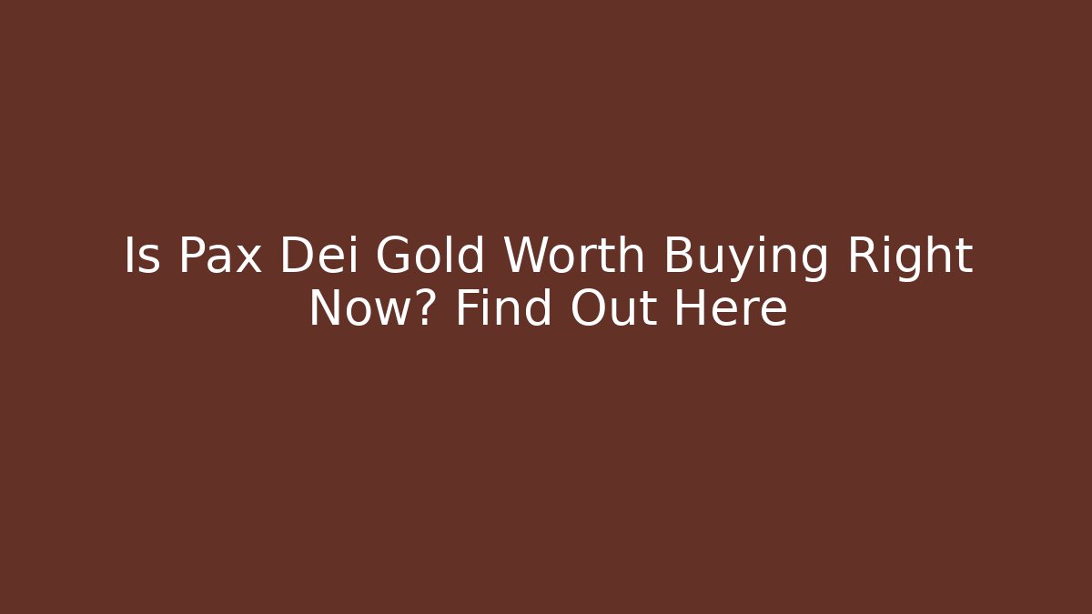 Is Pax Dei Gold Worth Buying Right Now? Find Out Here - Critter Realm