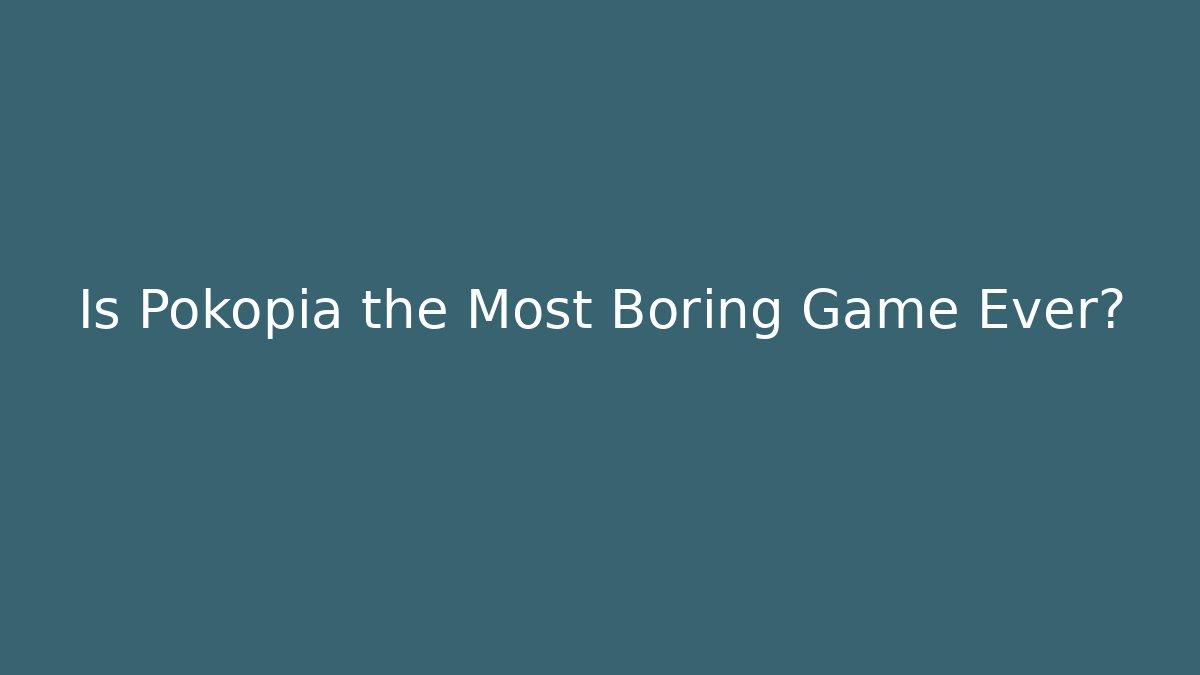 Is Pokopia the Most Boring Game Ever? - Critter Realm