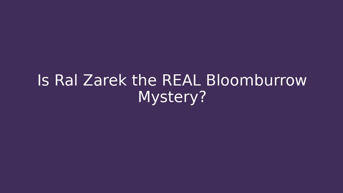 Is Ral Zarek the REAL Bloomburrow Mystery?