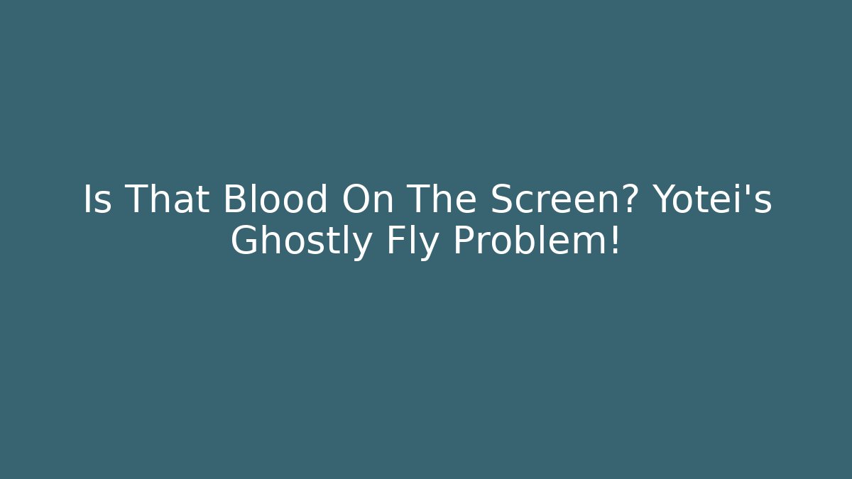 Is That Blood On The Screen? Yotei's Ghostly Fly Problem!
