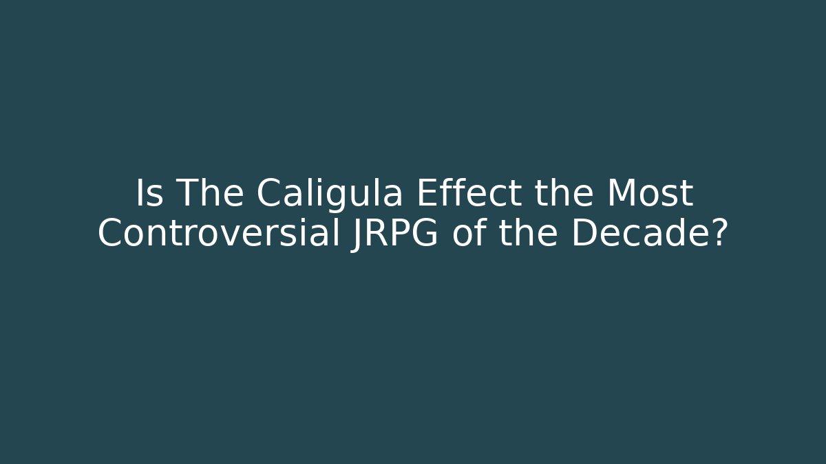 Is The Caligula Effect the Most Controversial JRPG of the Decade?