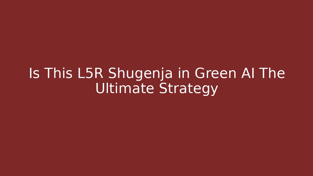 Is This L5R Shugenja in Green AI The Ultimate Strategy