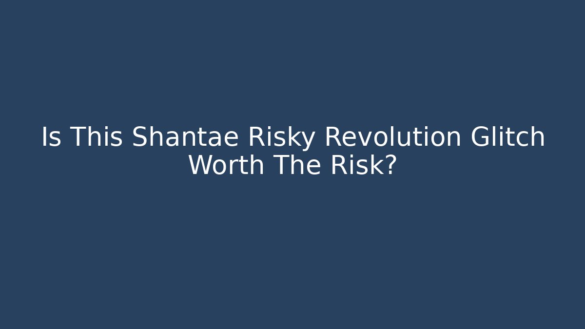 Is This Shantae Risky Revolution Glitch Worth The Risk?