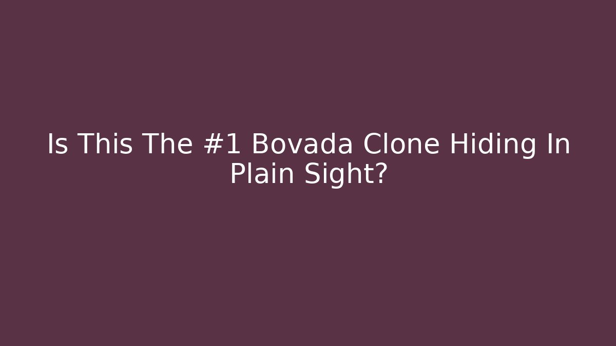 Is This The #1 Bovada Clone Hiding In Plain Sight?