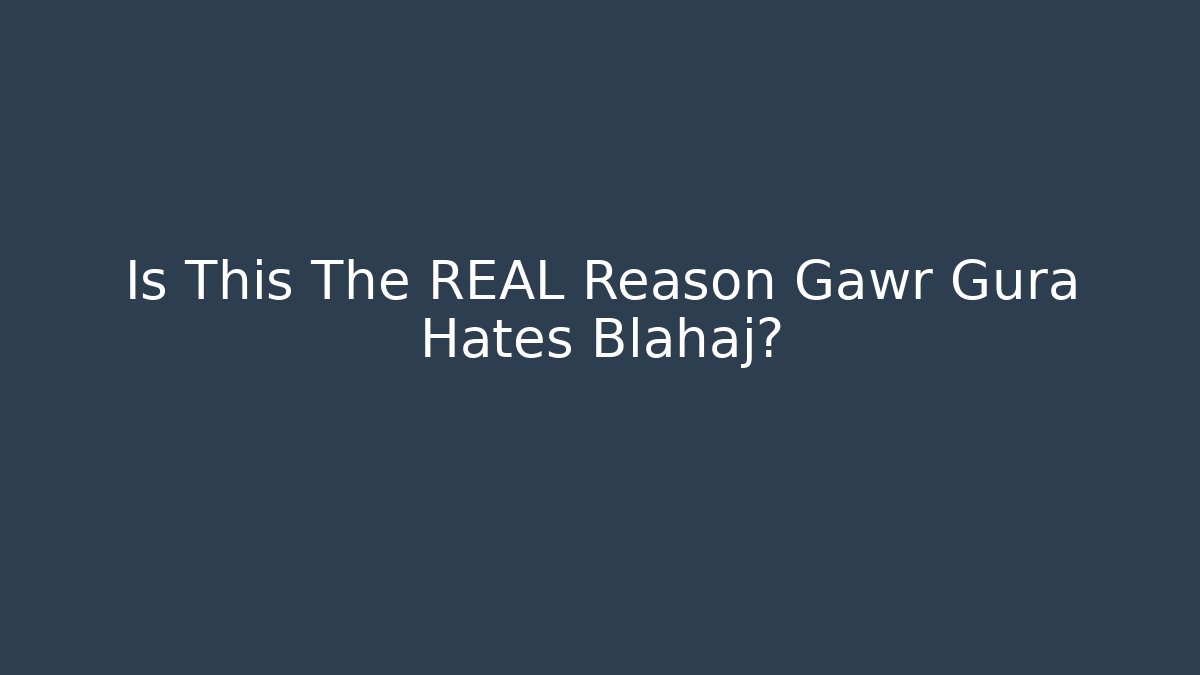Is This The REAL Reason Gawr Gura Hates Blahaj?
