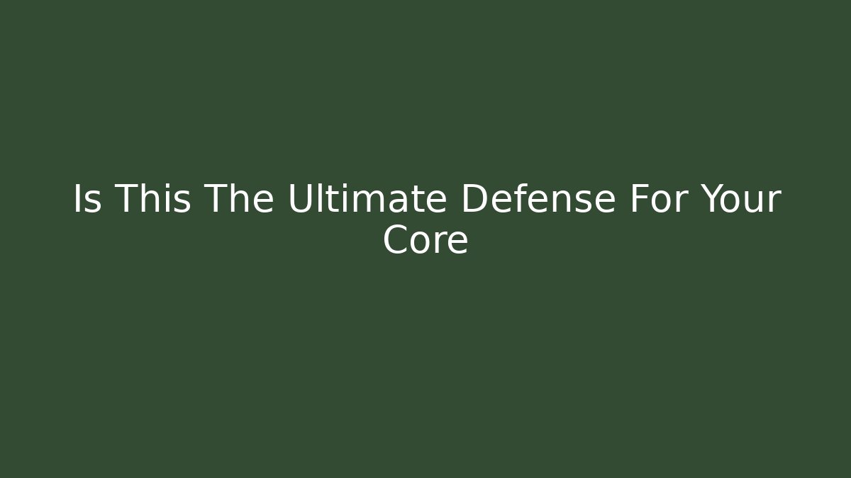 Is This The Ultimate Defense For Your Core - Critter Realm