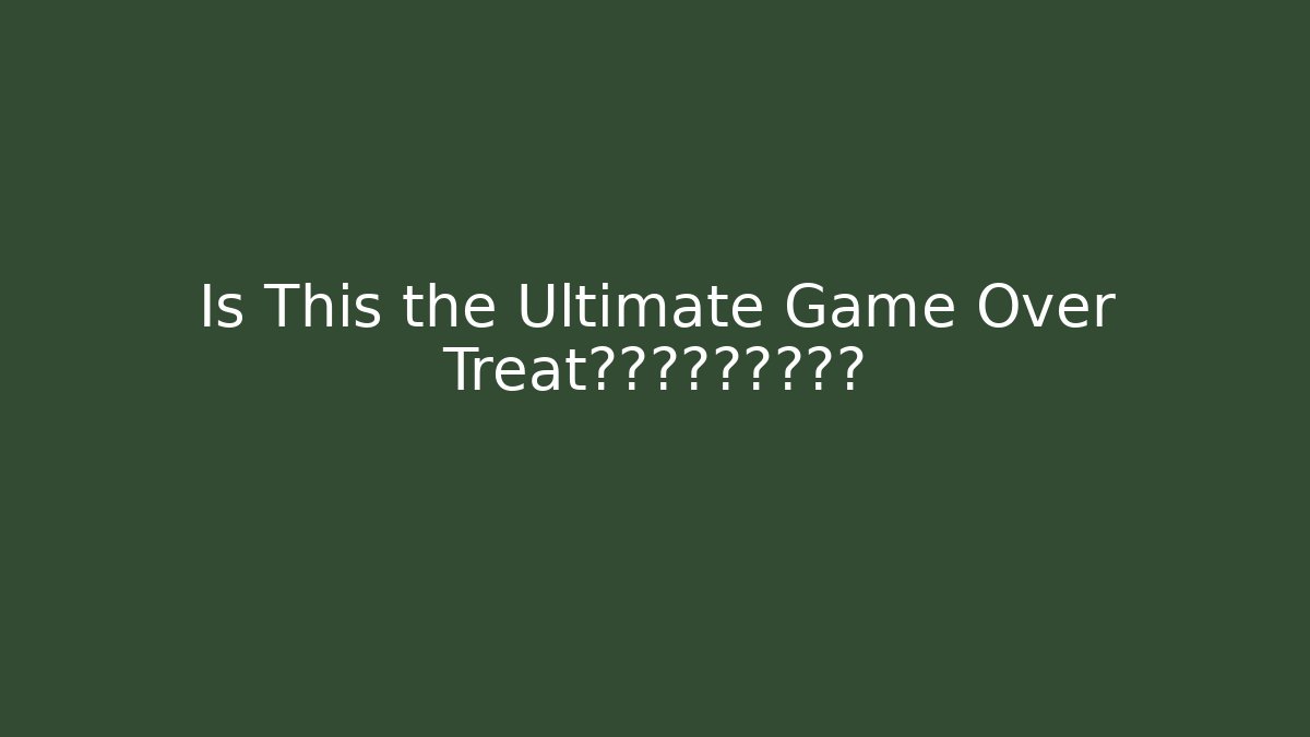 Is This the Ultimate Game Over Treat?蛋糕巧克力冰淇淋