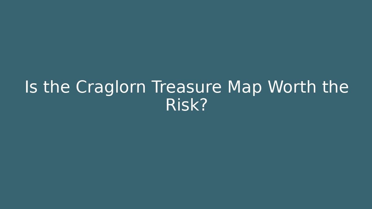 Is the Craglorn Treasure Map Worth the Risk?