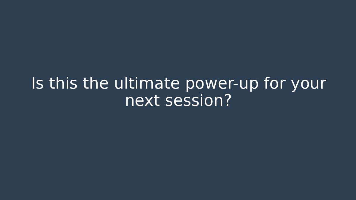 Is this the ultimate power-up for your next session? - Critter Realm