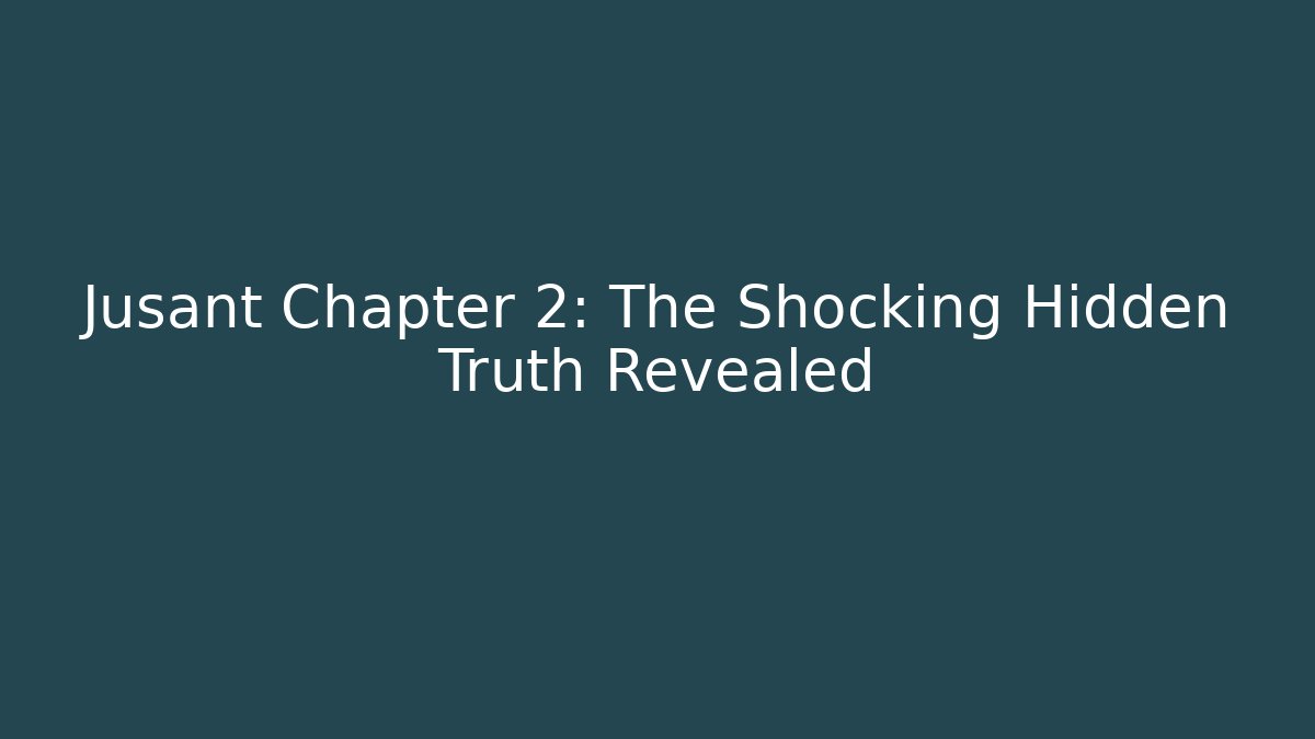 Jusant Chapter 2: The Shocking Hidden Truth Revealed - Critter Realm