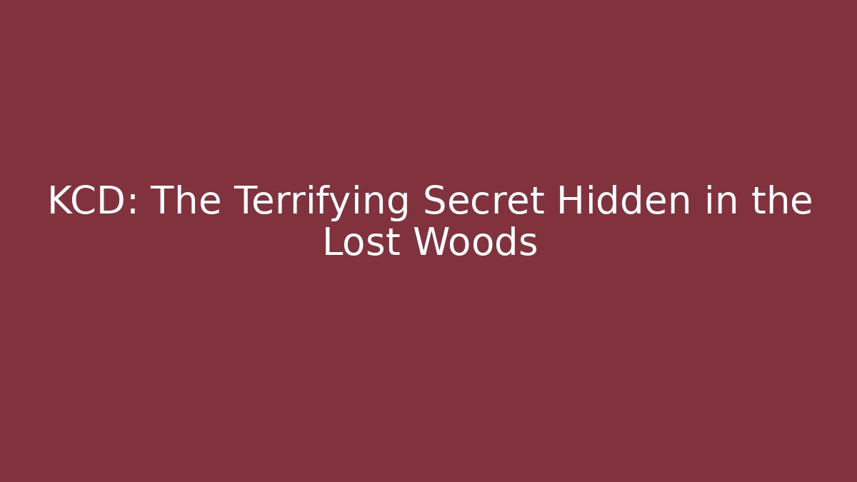 KCD: The Terrifying Secret Hidden in the Lost Woods